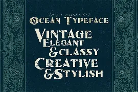 Ocean - Display Font