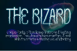 The Bizard Display Font