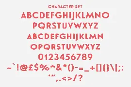 Monndy Stamp Display Font