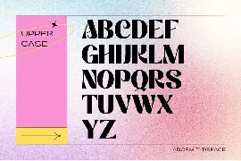 Aborm - Logo Font