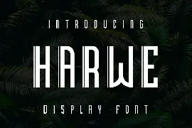 Harwe font