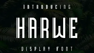 Harwe font