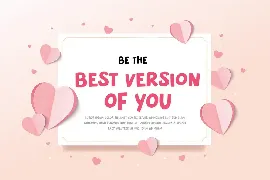 Beloved - Cute Lovely Valentine k-pop unique font