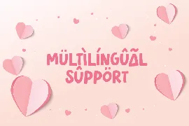 Beloved - Cute Lovely Valentine k-pop unique font