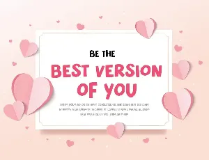 Beloved - Cute Lovely Valentine k-pop unique font