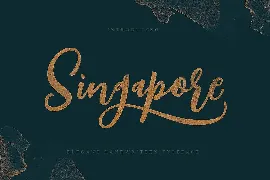 Singapore Script Font