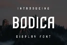 Bodica font