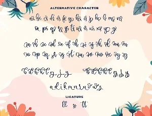 Anderosa - a Bouncy Script Font