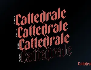 Cattedrale - Gothic Blackletter font