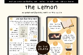 The Lemon Handwriting Font