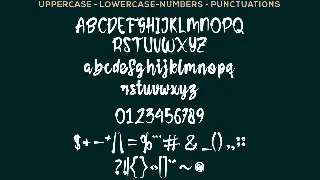 CristiaBrush font