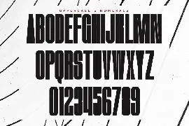 Theadzan - Super Bold Condensed font