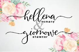 Barthley Script font