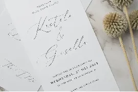 Flavinda Wedding Calligraphy Font