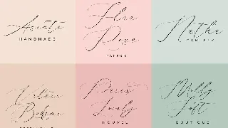 Flavinda Wedding Calligraphy Font