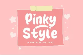 Pinky Smile font