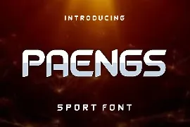 Paengs font