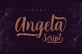 Angela Script Font