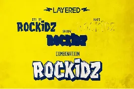 Rockidz font