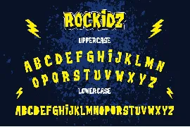 Rockidz font