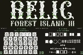 Relic forest island III font