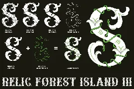 Relic forest island III font