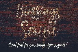 Blessings Script Font