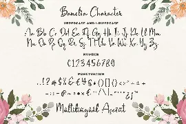 Banelia Handwritting Font