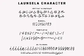 Launsela font