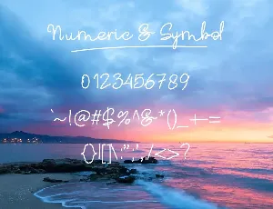 SabtuSore Signature Typeface font