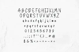 Fourhands - Handwritten Sansserif font