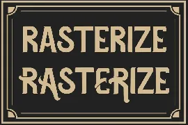 Raster - Vintage Blod Display Font