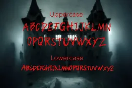 Scarebrook - Horror Brush Font