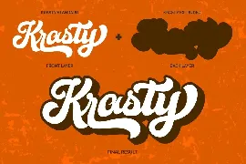 Krasty font