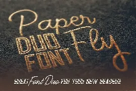 Paperfly Font Duo