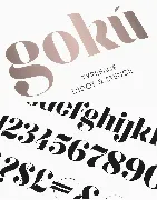 Goku font