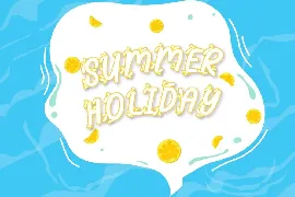 Summer Splash font