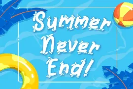 Summer Splash font