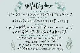 Gerallydine font