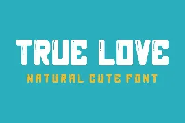 TRUE LOVE font