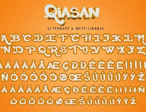 Qiasan - Sans Serif Font