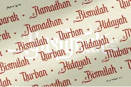 Mastolleh Ramadan Typeface font