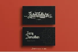 Mastolleh Ramadan Typeface font