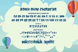 Romie Shine - a Cute Sans Serif Font