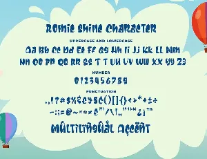 Romie Shine - a Cute Sans Serif Font