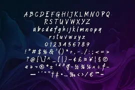 Exced Aegis - Handwritten Font