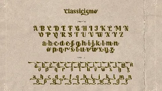 Classicismo - Gentleman Type font