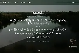 Rafandra font