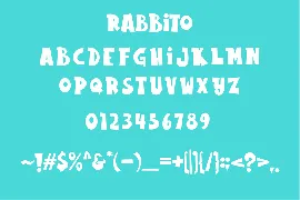 Rabbito font