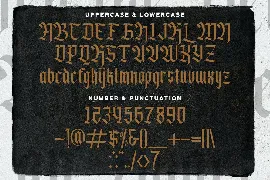 Agise Rujdi - Blackletter Font